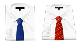 衬衫和领带衣物PNG图标